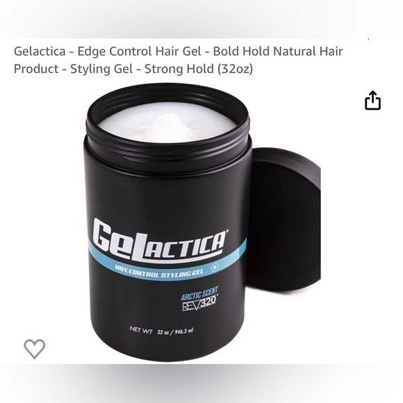 Gelactica - Edge Control Hair Gel - Bold Hold Natural Hair - Styling Gel (32oz) - Picture 1 of 6